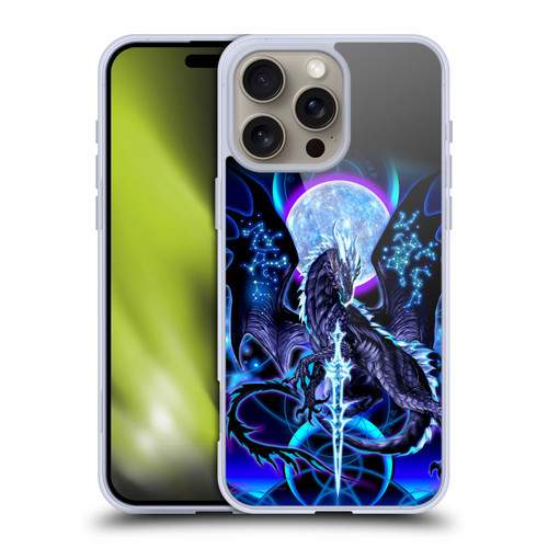 Ruth Thompson Art Dragon, Sword & Constellations Soft Gel Case for Apple iPhone 16 Pro Max