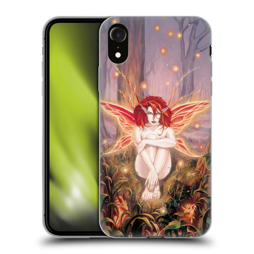 Ruth Thompson Art Ember Fire Fairy In Forest Soft Gel Case for Apple iPhone XR