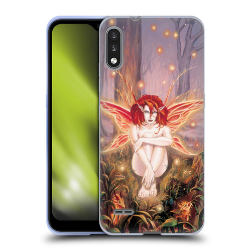 Ruth Thompson Art Ember Fire Fairy In Forest Soft Gel Case for LG K22
