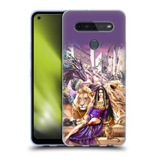 Ruth Thompson Art Egyptian Queen, Lions & Dragon Soft Gel Case for LG K51S