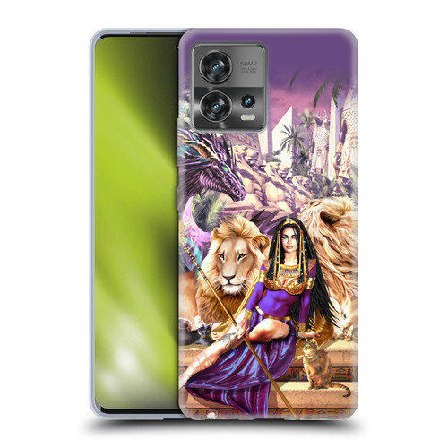 Ruth Thompson Art Egyptian Queen, Lions & Dragon Soft Gel Case for Motorola Moto Edge 30 Fusion
