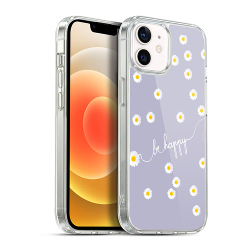 Monika Strigel Happy Daisy Lavender Soft Gel Case for Apple iPhone 12 / iPhone 12 Pro & MagSafe