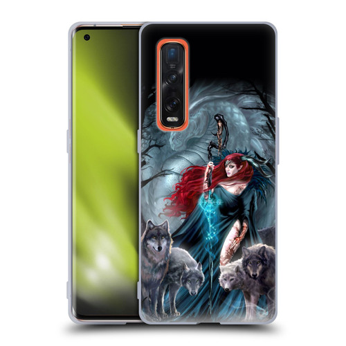 Ruth Thompson Art Scorpio With Wolves And Dragon Soft Gel Case for OPPO Find X2 Pro 5G