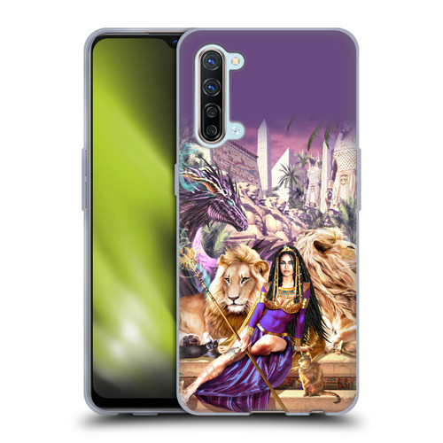 Ruth Thompson Art Egyptian Queen, Lions & Dragon Soft Gel Case for OPPO Find X2 Lite 5G