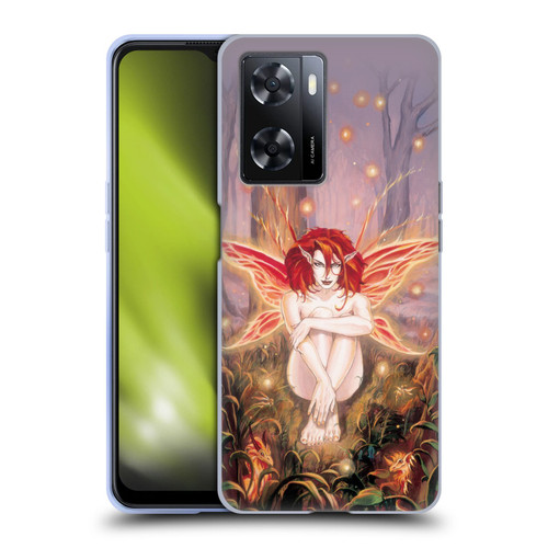 Ruth Thompson Art Ember Fire Fairy In Forest Soft Gel Case for OPPO A57s