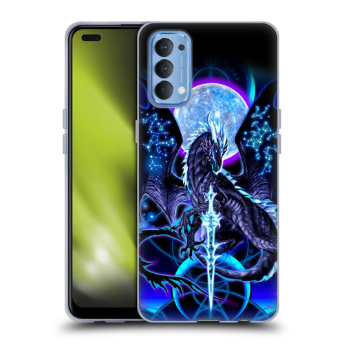 Ruth Thompson Art Dragon, Sword & Constellations Soft Gel Case for OPPO Reno 4 5G