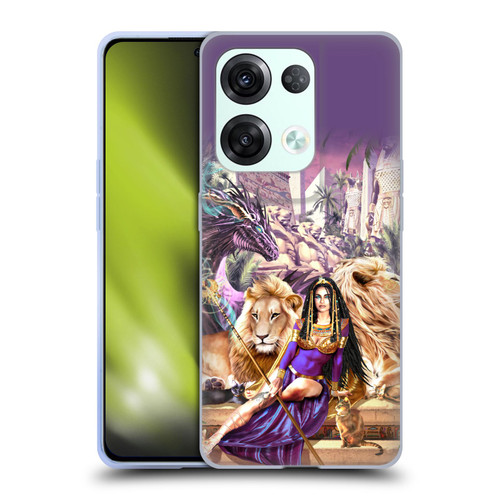 Ruth Thompson Art Egyptian Queen, Lions & Dragon Soft Gel Case for OPPO Reno8 Pro