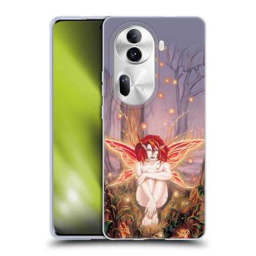 Ruth Thompson Art Ember Fire Fairy In Forest Soft Gel Case for OPPO Reno11 Pro