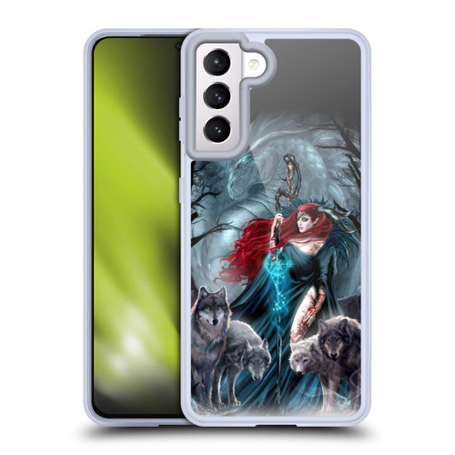 Ruth Thompson Art Scorpio With Wolves And Dragon Soft Gel Case for Samsung Galaxy S21 5G