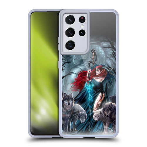 Ruth Thompson Art Scorpio With Wolves And Dragon Soft Gel Case for Samsung Galaxy S21 Ultra 5G