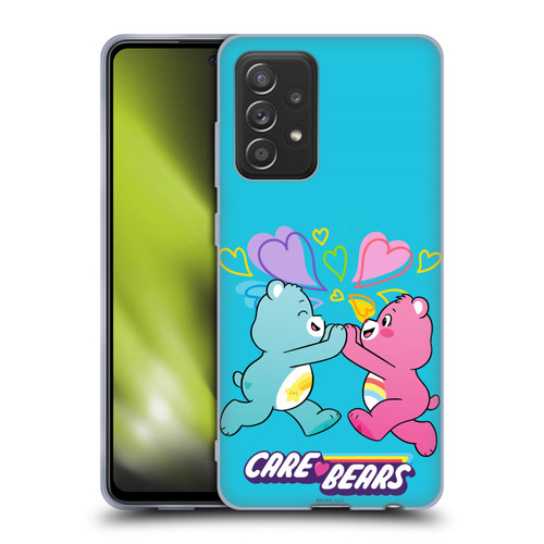 Care Bears Characters Funshine, Cheer And Grumpy Group 2 Soft Gel Case for Samsung Galaxy A52 / A52s / 5G (2021)