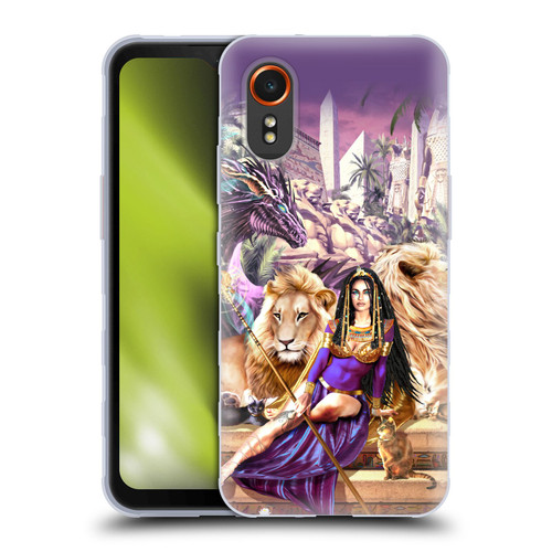 Ruth Thompson Art Egyptian Queen, Lions & Dragon Soft Gel Case for Samsung Galaxy Xcover7 5G