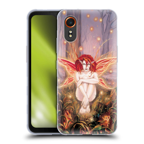 Ruth Thompson Art Ember Fire Fairy In Forest Soft Gel Case for Samsung Galaxy Xcover7 5G
