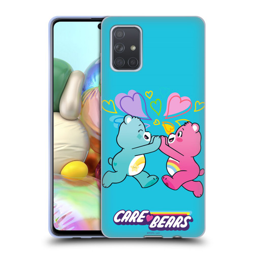 Care Bears Characters Funshine, Cheer And Grumpy Group 2 Soft Gel Case for Samsung Galaxy A71 (2019)