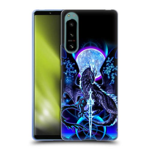 Ruth Thompson Art Dragon, Sword & Constellations Soft Gel Case for Sony Xperia 5 IV
