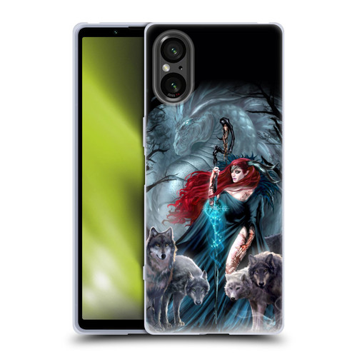 Ruth Thompson Art Scorpio With Wolves And Dragon Soft Gel Case for Sony Xperia 5 V 5G
