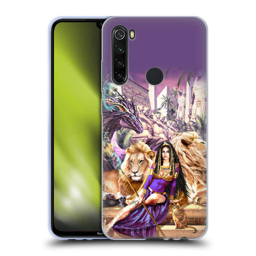 Ruth Thompson Art Egyptian Queen, Lions & Dragon Soft Gel Case for Xiaomi Redmi Note 8T