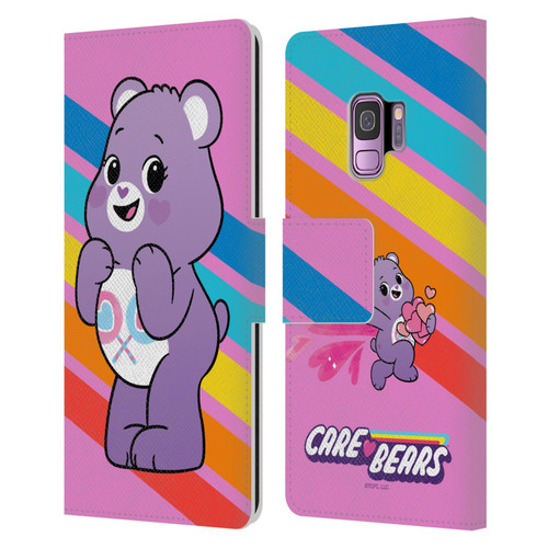 Care Bears Characters Share Leather Book Wallet Case Cover For Samsung Galaxy S9