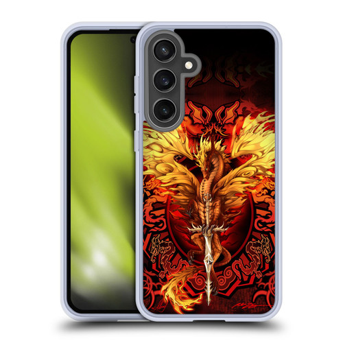 Ruth Thompson Dragons Flameblade Soft Gel Case for Samsung Galaxy S24 FE