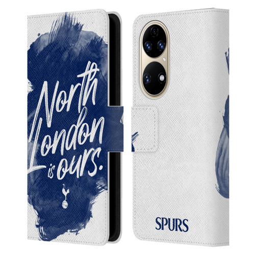 Tottenham Hotspur F.C. Badge North London Is Ours Leather Book Wallet Case Cover For Huawei P50