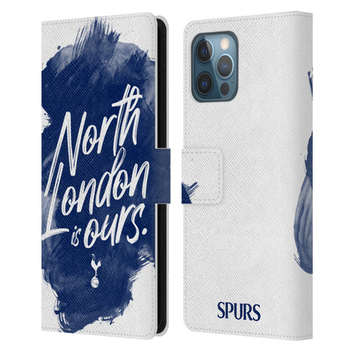 Tottenham Hotspur F.C. Badge North London Is Ours Leather Book Wallet Case Cover For Apple iPhone 12 Pro Max