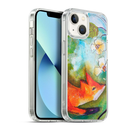 Wyanne Animals Fox In The Round Soft Gel Case for Apple iPhone 13