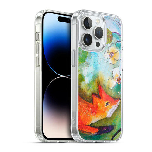 Wyanne Animals Fox In The Round Soft Gel Case for Apple iPhone 14 Pro & MagSafe