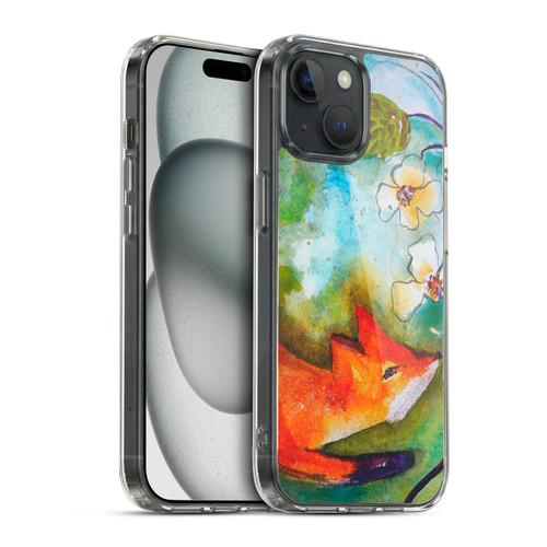 Wyanne Animals Fox In The Round Soft Gel Case for Apple iPhone 15 & MagSafe