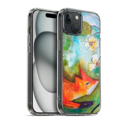 Wyanne Animals Fox In The Round Soft Gel Case for Apple iPhone 15 Plus & MagSafe