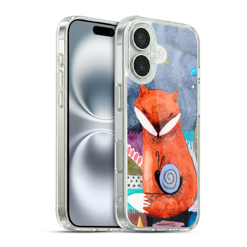 Wyanne Animals Nighty Nite Fox Soft Gel Case for Apple iPhone 16 & MagSafe