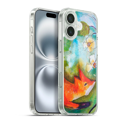 Wyanne Animals Fox In The Round Soft Gel Case for Apple iPhone 16 Plus & MagSafe