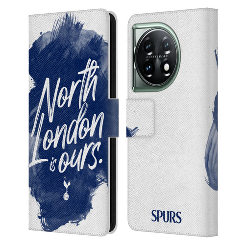 Tottenham Hotspur F.C. Badge North London Is Ours Leather Book Wallet Case Cover For OnePlus 11 5G