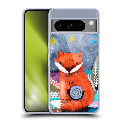 Wyanne Animals Nighty Nite Fox Soft Gel Case for Google Pixel 8 Pro