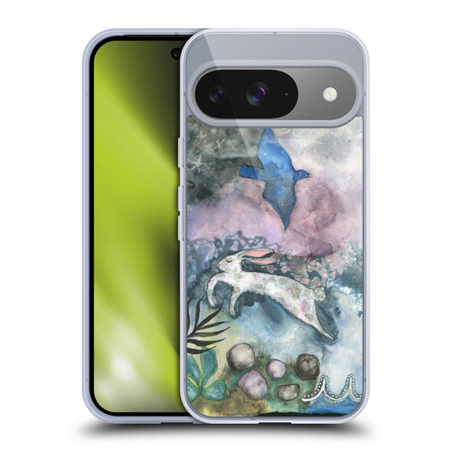 Wyanne Animals Bird and Rabbit Soft Gel Case for Google Pixel 9 / Pixel 9 Pro