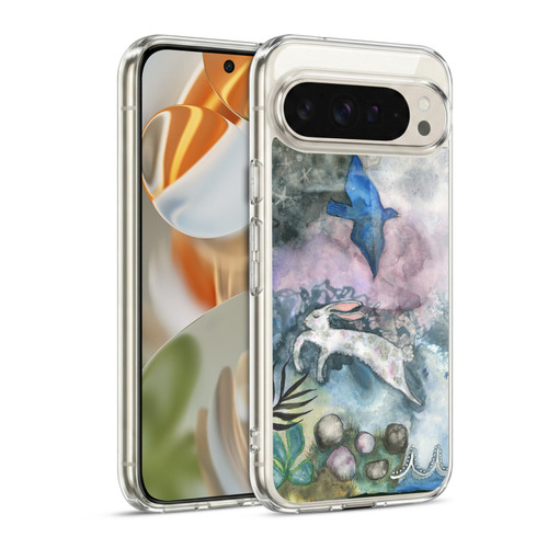 Wyanne Animals Bird and Rabbit Soft Gel Case for Google Pixel 9 / Pixel 9 Pro