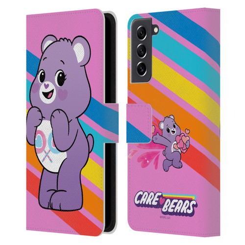 Care Bears Characters Share Leather Book Wallet Case Cover For Samsung Galaxy S21 FE 5G
