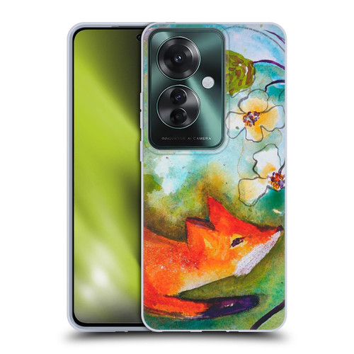 Wyanne Animals Fox In The Round Soft Gel Case for OPPO Reno11 F 5G / F25 Pro 5G