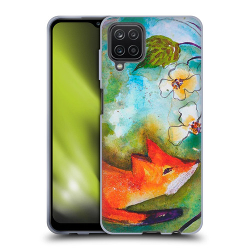 Wyanne Animals Fox In The Round Soft Gel Case for Samsung Galaxy A12 (2020)