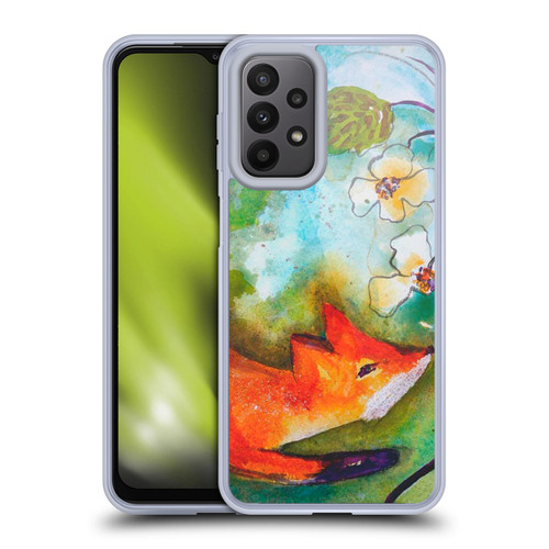 Wyanne Animals Fox In The Round Soft Gel Case for Samsung Galaxy A23 / 5G (2022)