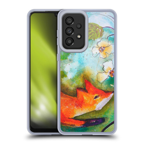 Wyanne Animals Fox In The Round Soft Gel Case for Samsung Galaxy A33 5G (2022)