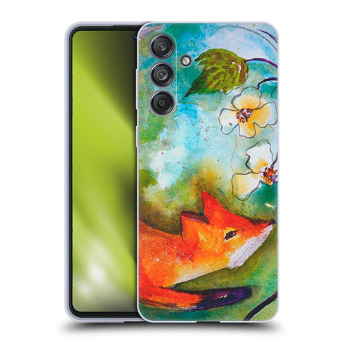 Wyanne Animals Fox In The Round Soft Gel Case for Samsung Galaxy M55 5G