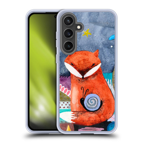 Wyanne Animals Nighty Nite Fox Soft Gel Case for Samsung Galaxy S24 FE