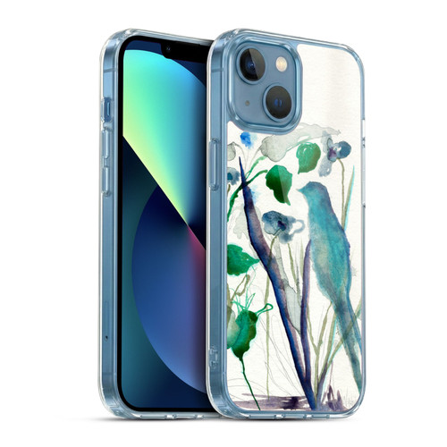 Wyanne Birds Watercolour Bird Soft Gel Case for Apple iPhone 13 Mini & MagSafe
