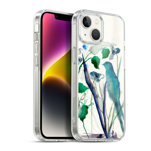 Wyanne Birds Watercolour Bird Soft Gel Case for Apple iPhone 14