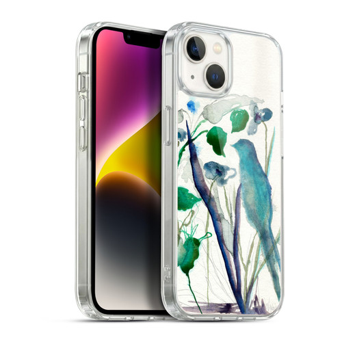 Wyanne Birds Watercolour Bird Soft Gel Case for Apple iPhone 14 Plus & MagSafe