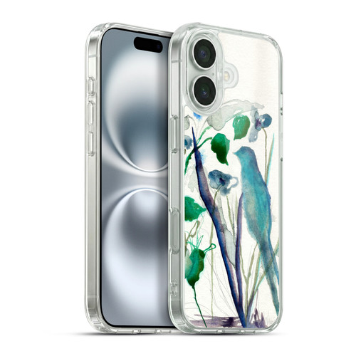 Wyanne Birds Watercolour Bird Soft Gel Case for Apple iPhone 16 Plus & MagSafe