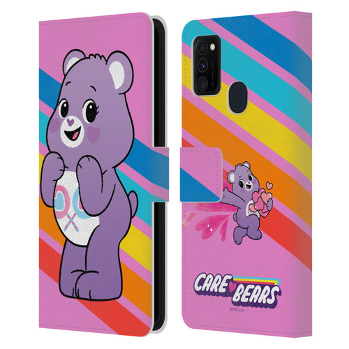 Care Bears Characters Share Leather Book Wallet Case Cover For Samsung Galaxy M30s (2019)/M21 (2020)
