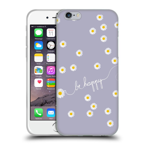 Monika Strigel Happy Daisy Lavender Soft Gel Case for Apple iPhone 6 / iPhone 6s