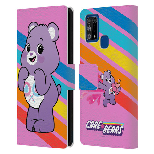 Care Bears Characters Share Leather Book Wallet Case Cover For Samsung Galaxy M31 (2020)