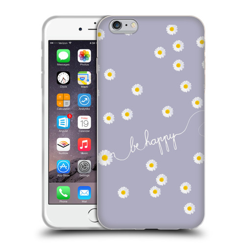Monika Strigel Happy Daisy Lavender Soft Gel Case for Apple iPhone 6 Plus / iPhone 6s Plus